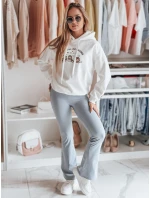 Dámská oversize mikina s kapucí  bílá Dstreet model 21989236 - FashionStreet