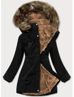 PARKA ZIMOWA DAMSKA NA CZARNA model 21243438 - LHD