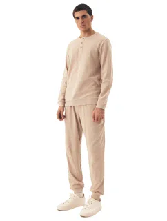 Pánské pyžamo model 20905560 Desert beige - Henderson