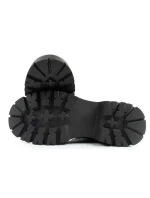 boty dámské dámské zateplené kožené černé červené dámské boty model 21406155 - Lee Cooper