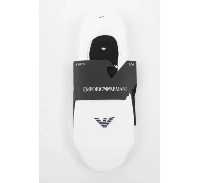ponožky bavlna bílá 3Pack model 21816072 - Emporio Armani ponožky bavlna bílá 3Pack model 21816072 - Emporio Armani