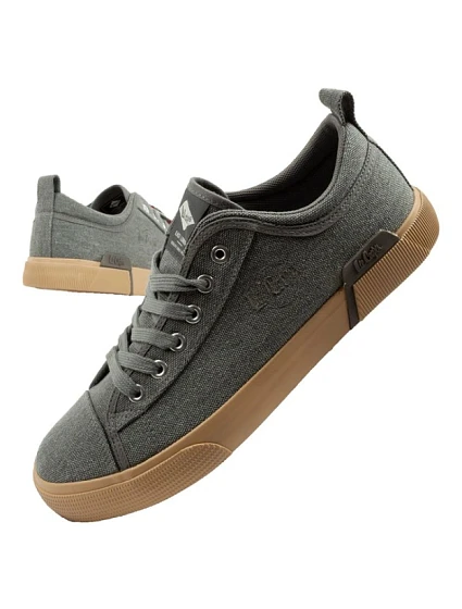 Lee Cooper Pánske športové topánky Tréneri Módne šedé pohodlné Lee Cooper Pánske športové topánky Tréneri Módne šedé pohodlné