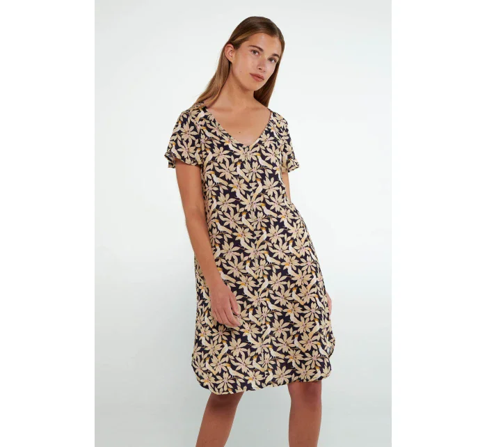 Šaty s krátkými rukávy model 19696253 - Vamp