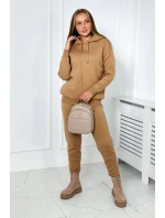 Svetr set Mikina + Kalhoty velbloud Svetr set Mikina + Kalhoty velbloud