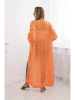 Dlhý sveter Super KID Mohér oranžová neónová