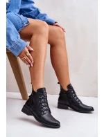 Nízké boty s podšívkou na zip s ozdobou černé model 21672290 - Boto Nízké boty s podšívkou na zip s ozdobou černé model 21672290 - Boto