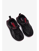 Dětské sportovní boty Big Star TT374152 HI-POLY SYSTEM Černo-vínové