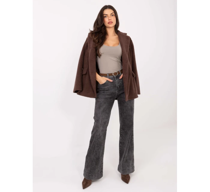 Vrchná časť D12099M02803A tmavá lila