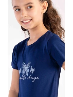 Detská nočná košeľa s krátkym rukávom Motýle