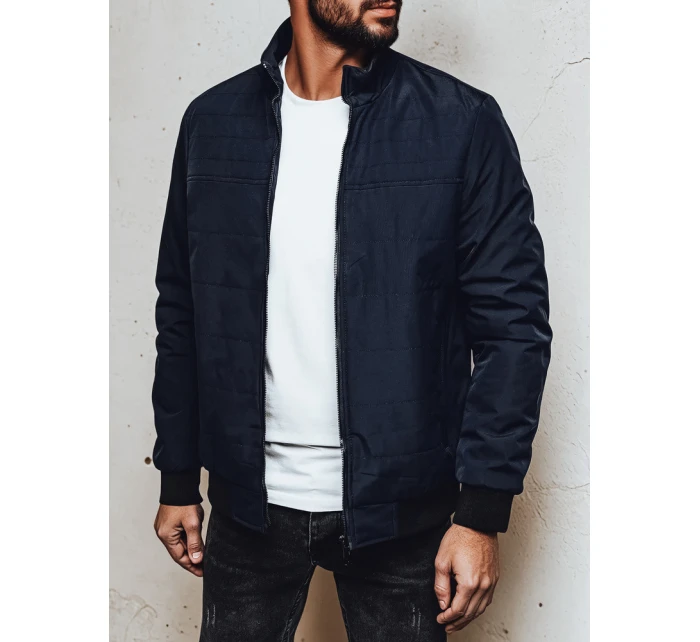 Pánská přechodná bunda tmavě modrá Dstreet model 21983050 - FashionStreet Pánská přechodná bunda tmavě modrá Dstreet model 21983050 - FashionStreet