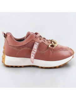Ružové športové topánky s retiazkou (N-206)