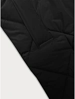 Černá dlouhá zimní bunda s kapucí model 21246731 - J.STYLE