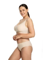 Dámsky športový top Jelly bra comfort beige - JULIMEX Dámsky športový top Jelly bra comfort beige - JULIMEX
