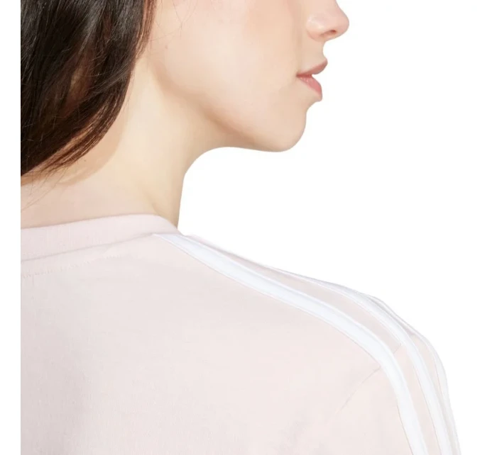 Tričko adidas Essentials 3-Stripes Single Jersey Crop Top W IY4227
