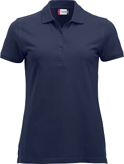 Classic Marion S/S Dámské piqué polo z těžké bavlny model 22457444 dark navy - Clique