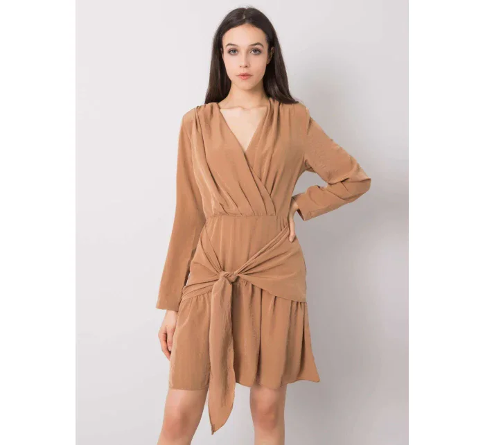 Šaty 322 SK 10099.40 svetlo hnedá