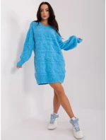 Sweter AT SW model 21793735 niebieski - FPrice Sweter AT SW model 21793735 niebieski - FPrice