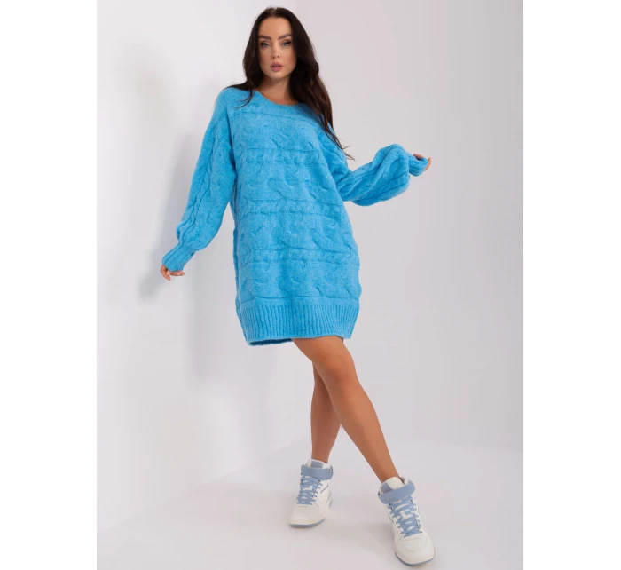 Sweter AT SW model 21793735 niebieski - FPrice Sweter AT SW model 21793735 niebieski - FPrice