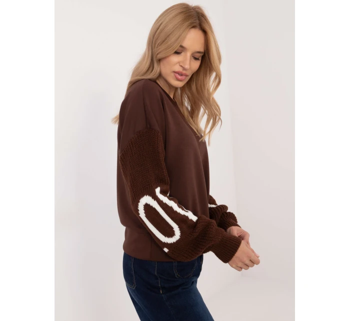 Mikina MI BL M5975.26P hnedá Mikina MI BL M5975.26P hnedá