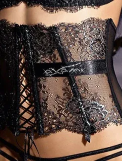 Podvazkový pás Carmen model 17686588 černá - Axami