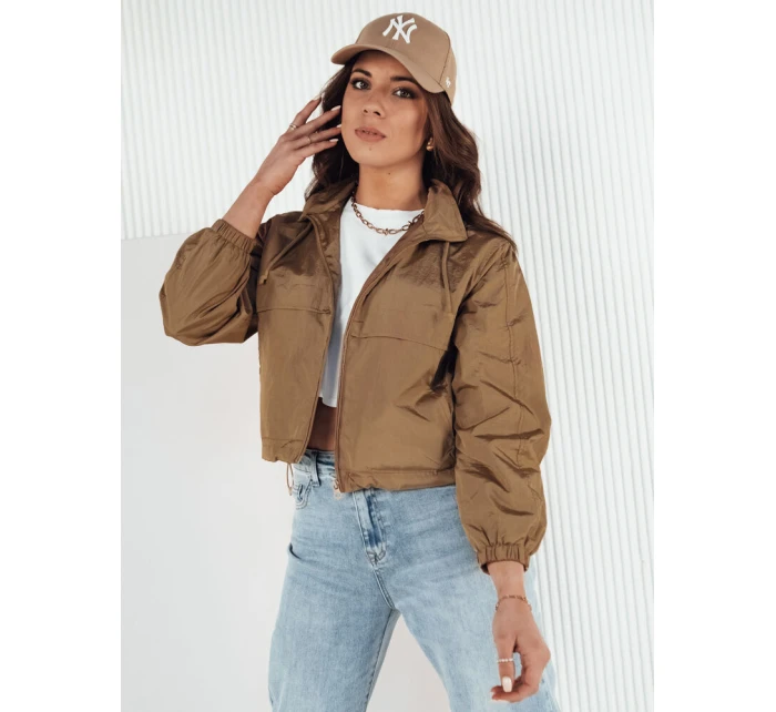 Dámska prechodná bunda GRAUS hnedá FashionStreet TY4235 Dámska prechodná bunda GRAUS hnedá FashionStreet TY4235