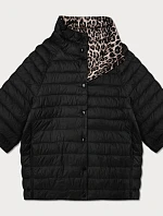 Dámska plus size bunda Goodlookin 3/4 rukáv čierna/panther (M6-6308-1)