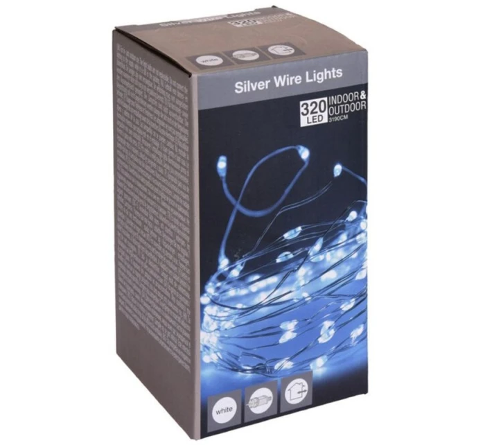 LAMPKI GIRLANDA 320 LED BIAŁY model 21832602