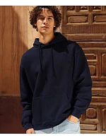 Fruit of the Loom Iconic Premium Hooded Sweat Mikina s kapucňou z hrubej bavlny 16.2284 light graphite