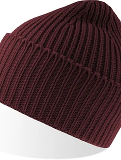 Oak Pletená čepice  burgundy melange model 22479277 - Atlantis Headwear
