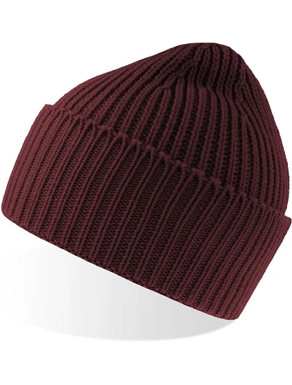 Atlantis Headwear Oak Pletená čiapka „Oak“ 33.0114 bordó melírovaná Atlantis Headwear Oak Pletená čiapka „Oak“ 33.0114 bordó melírovaná