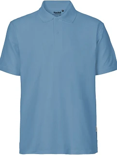 O Pánské piqué polo z bio bavlny dusty indigo model 22503749 - Neutral