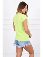 model 18743152 je moje kardio halenka světle zelená - K-Fashion model 18743152 je moje kardio halenka světle zelená - K-Fashion