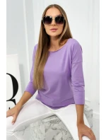Blúzka ležérna fialová