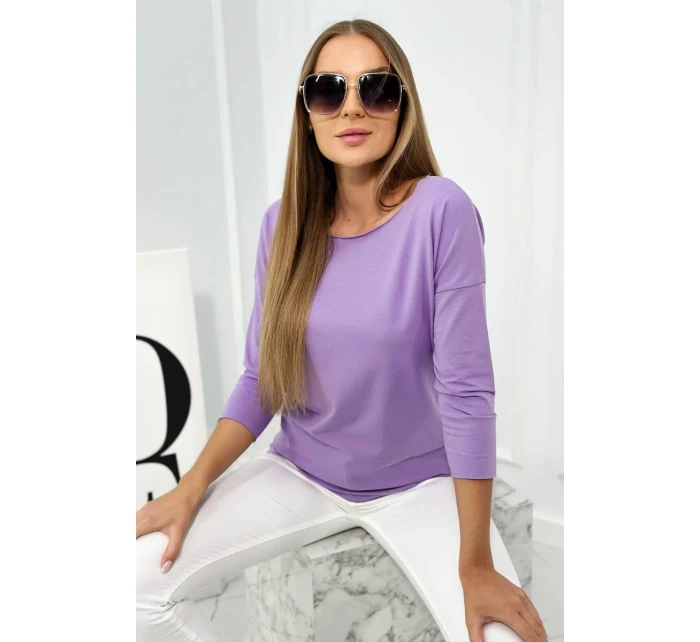 Blúzka ležérna fialová