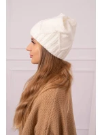 Dámska čiapka Liliana K375 ecru Dámska čiapka Liliana K375 ecru