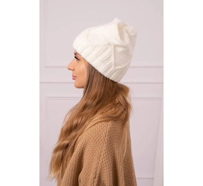 Dámska čiapka Liliana K375 ecru Dámska čiapka Liliana K375 ecru