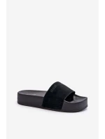 Dámské sandály na platformě z semiše Big Star model 21655540 černé - Big Star Shoes