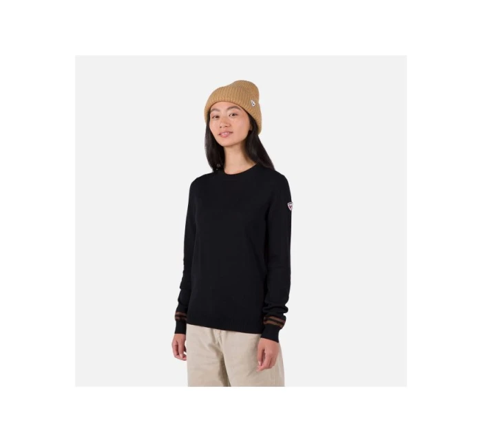 W model 21452908 Crew Neck Sweater černá - Rossignol W model 21452908 Crew Neck Sweater černá - Rossignol
