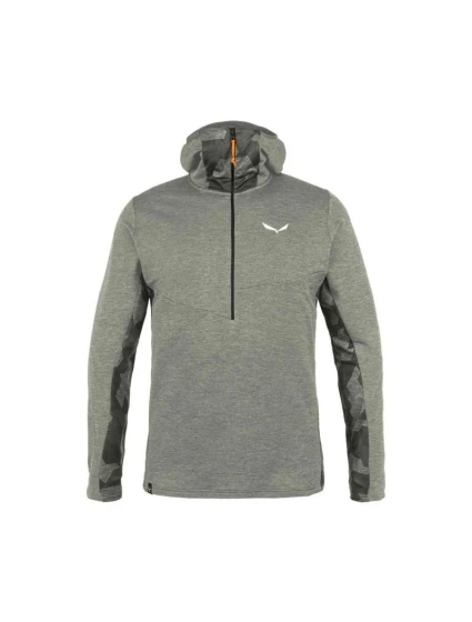 Merino mikina se zipem model 20860484 - Salewa