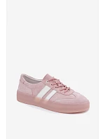 Tenisky z prírodného semišu na platforme Pink Coralia Tenisky z prírodného semišu na platforme Pink Coralia
