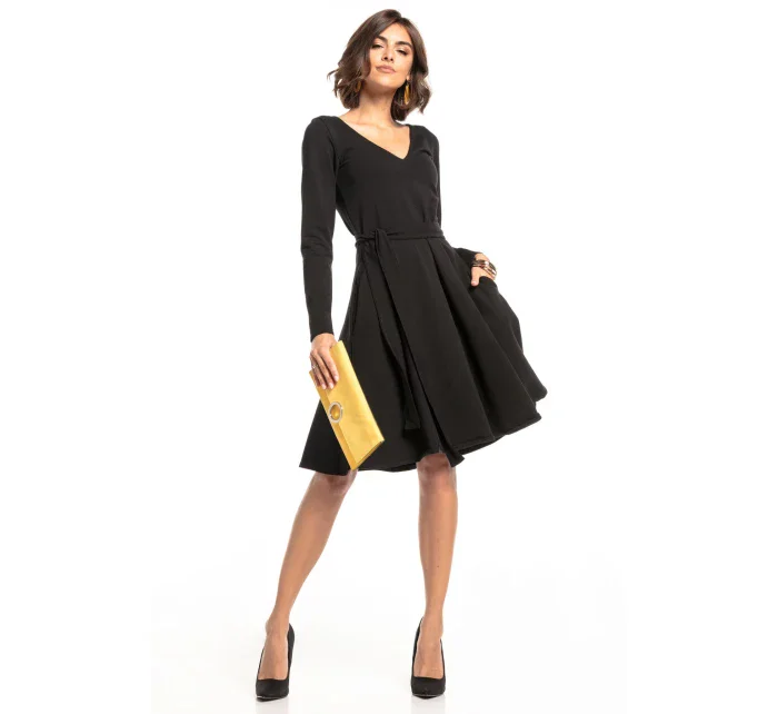 Dámske šaty T323/4 čierne - Tessita