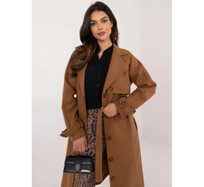 Dámský kabát TW EN BI model 21463078 Hnědá velbloudí Och Bella - FPrice