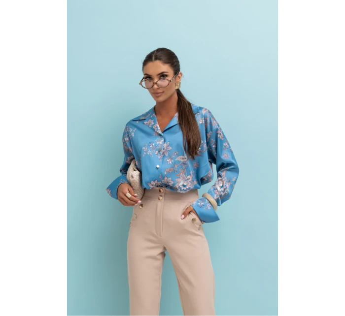 Košeľa s dlhým rukávom model 223529 LaBalancia