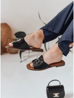 Dámské žabky s mašlí black Dstreet model 21984627 - FashionStreet