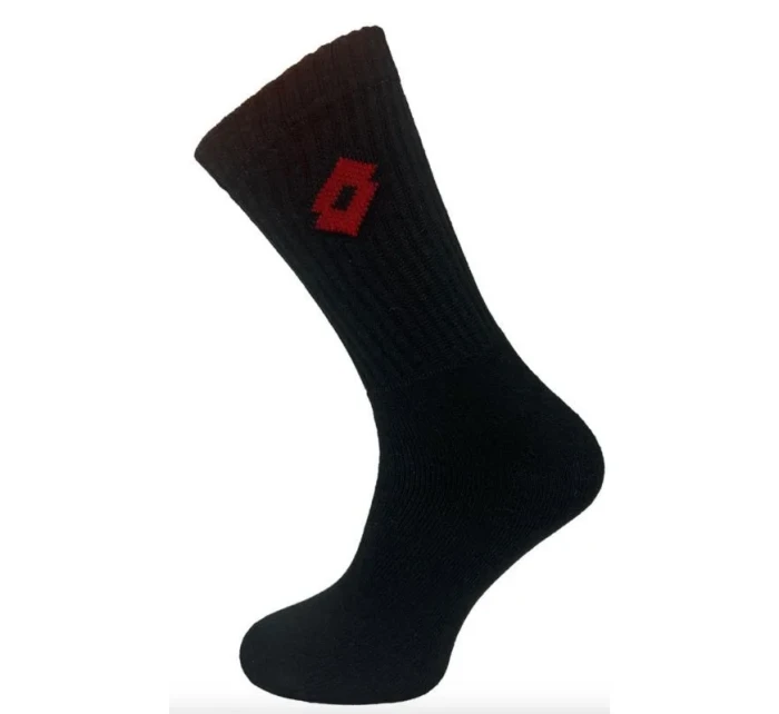 LOTTO froté ponožky čierne 3 páry 069739