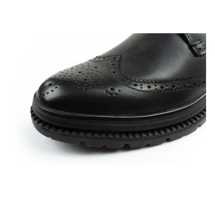 Lee Cooper pánske topánky sable topánky topánky smart kožené čierne