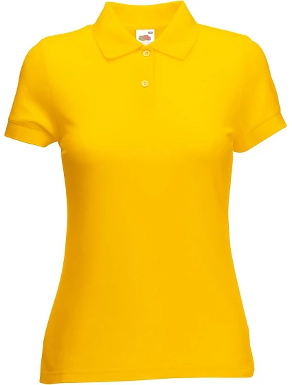 Fruit of the Loom Lady-Fit 65/35 Polo Dámske piqué polo 16.3212 slnečnica Fruit of the Loom Lady-Fit 65/35 Polo Dámske piqué polo 16.3212 slnečnica