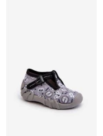 Pohodlné dětské pantofle  Šedé model 21662294 - Befado