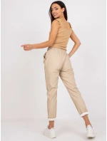 Spodnie DHJ SP model 21271925 beżowy - FPrice Spodnie DHJ SP model 21271925 beżowy - FPrice