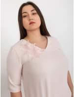 Blúzka LK BZ 506692.32 svetlo ružová